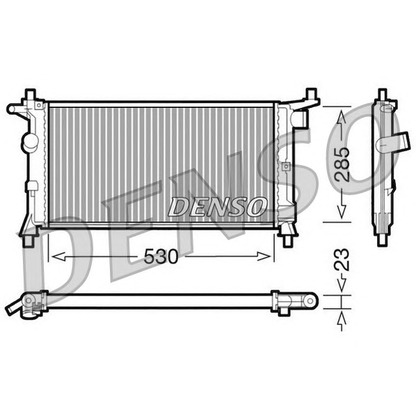 Photo Radiator, engine cooling NPS DRM20037