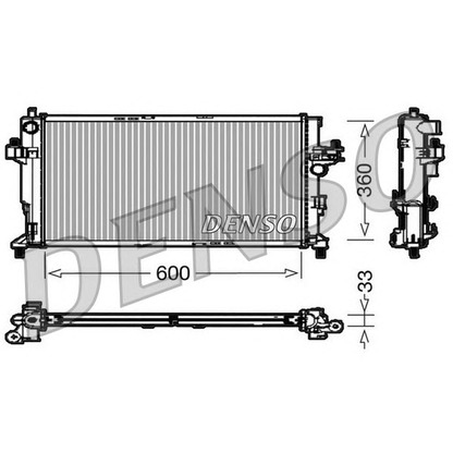 Photo Radiator, engine cooling NPS DRM20039