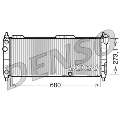 Foto Radiador, refrigeración del motor NPS DRM20043