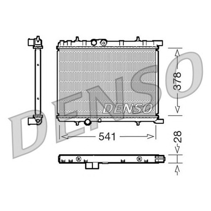 Photo Radiator, engine cooling NPS DRM21032