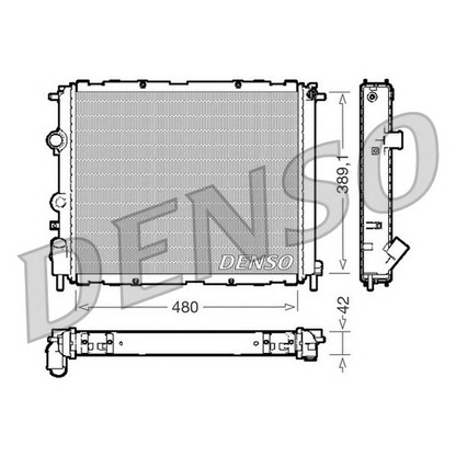 Photo Radiateur, refroidissement du moteur NPS DRM23009