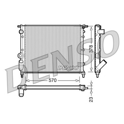 Photo Radiateur, refroidissement du moteur NPS DRM23013