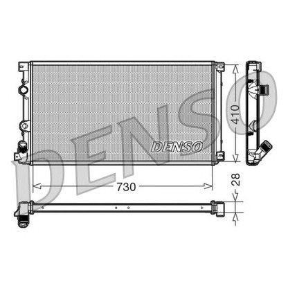 Foto Radiatore, Raffreddamento motore NPS DRM23090