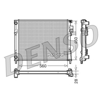 Foto Radiatore, Raffreddamento motore NPS DRM23096