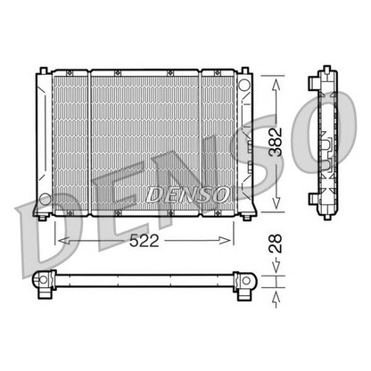 Foto Radiador, refrigeración del motor NPS DRM24012