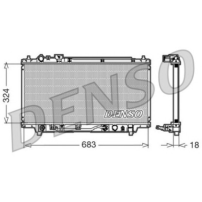 Photo Radiateur, refroidissement du moteur NPS DRM44001