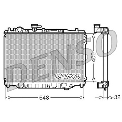 Photo Radiator, engine cooling NPS DRM44007