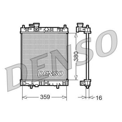 Photo Radiator, engine cooling NPS DRM46001