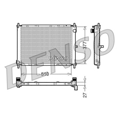 Photo Radiateur, refroidissement du moteur NPS DRM46003