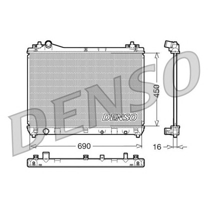 Photo Radiateur, refroidissement du moteur NPS DRM47011