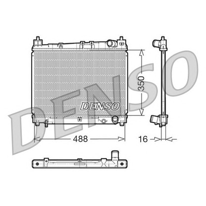 Foto Radiador, refrigeración del motor NPS DRM50006