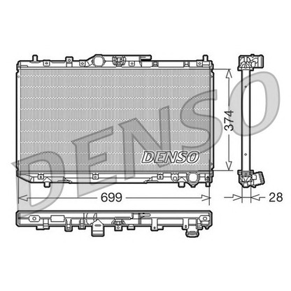 Foto Radiador, refrigeración del motor NPS DRM50014