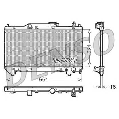 Photo Radiator, engine cooling NPS DRM50015