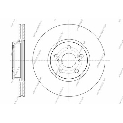 Фото Тормозной диск NPS T330A179