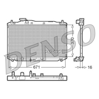 Foto Radiatore, Raffreddamento motore NPS DRM40005