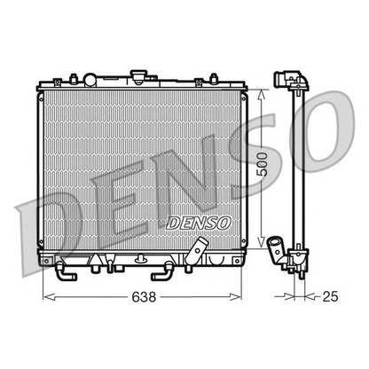 Foto Radiador, refrigeración del motor NPS DRM45016