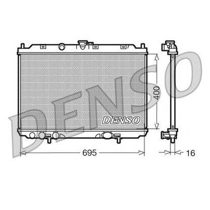 Foto Radiatore, Raffreddamento motore NPS DRM46013