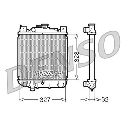 Photo Radiateur, refroidissement du moteur NPS DRM47006