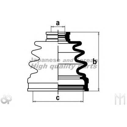 Foto Juego de fuelles, árbol de transmisión ASHUKI 08642107