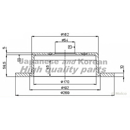 Photo Brake Disc ASHUKI 09932002