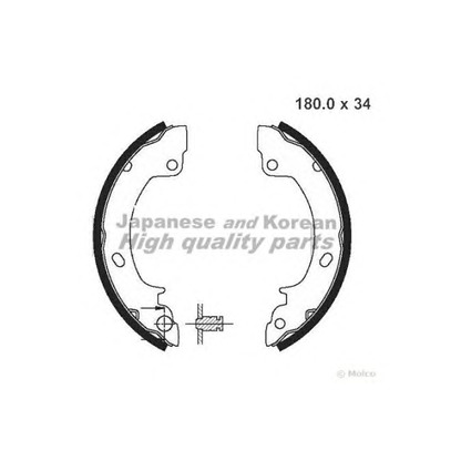 Photo Brake Shoe Set ASHUKI 10505050