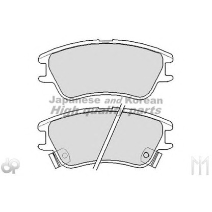 Foto Bremsbelagsatz, Scheibenbremse ASHUKI 10800450A