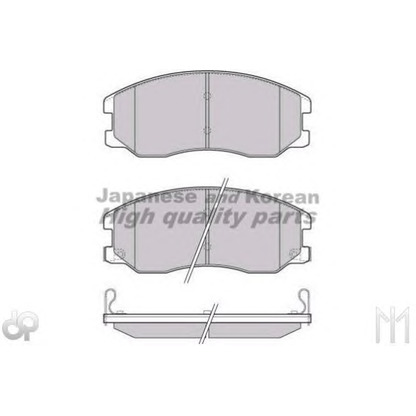 Photo Brake Pad Set, disc brake ASHUKI 10803190A