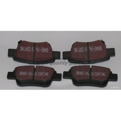 Photo Brake Pad Set, disc brake ASHUKI 10830302A