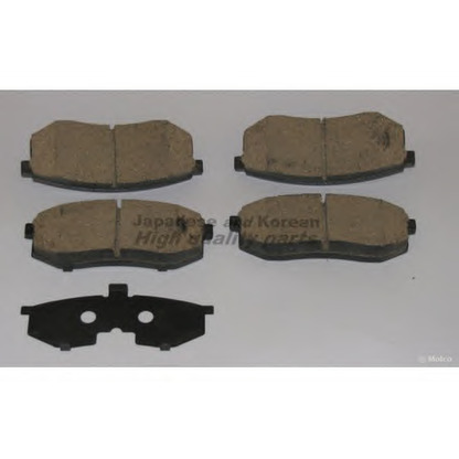 Photo Brake Pad Set, disc brake ASHUKI 10832030O