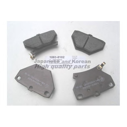 Photo Brake Pad Set, disc brake ASHUKI 10838102