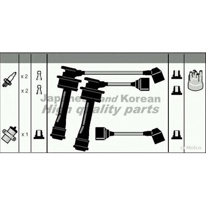 Фото Комплект проводов зажигания ASHUKI 16143502