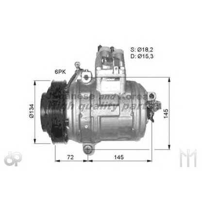 Foto Compresor, aire acondicionado ASHUKI 5300K388