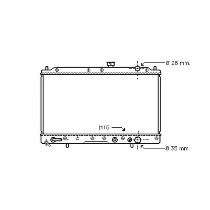 Foto Radiatore, Raffreddamento motore ASHUKI C55205