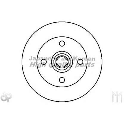 Foto Disco  freno ASHUKI C65611