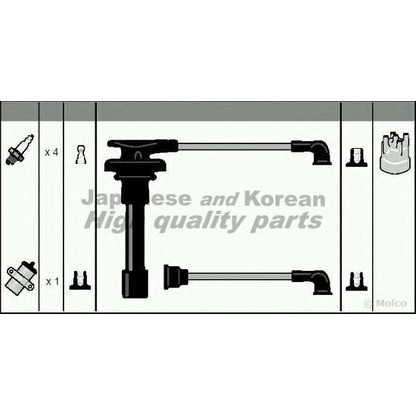 Фото Комплект проводов зажигания ASHUKI D12412