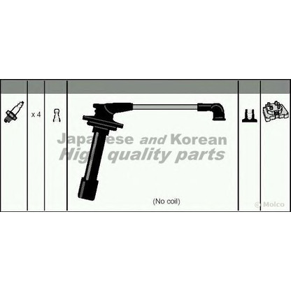 Фото Комплект проводов зажигания ASHUKI H20424