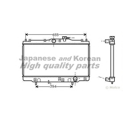 Photo Radiateur, refroidissement du moteur ASHUKI H55115