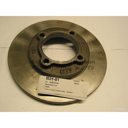 Photo Brake Disc ASHUKI I03101