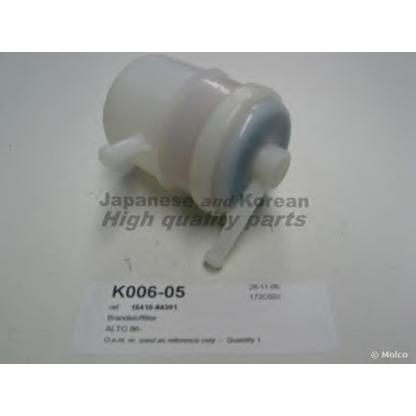 Photo Fuel filter ASHUKI K00605