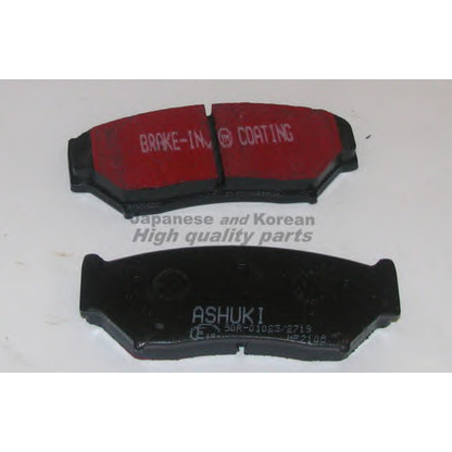 Photo Brake Pad Set, disc brake ASHUKI K01216A