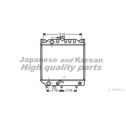 Photo Radiateur, refroidissement du moteur ASHUKI K45303