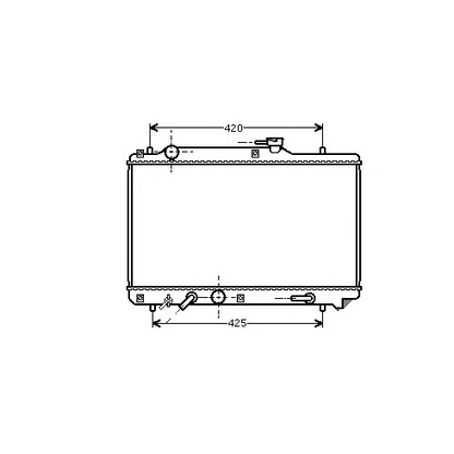 Foto Radiatore, Raffreddamento motore ASHUKI K45326