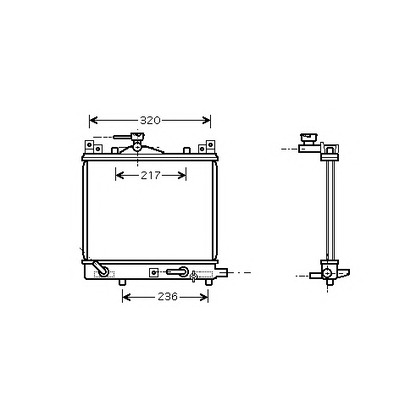 Foto Radiatore, Raffreddamento motore ASHUKI K45336