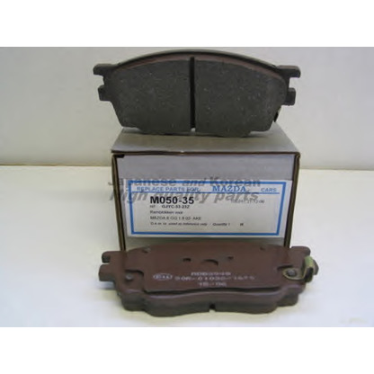 Photo Brake Pad Set, disc brake ASHUKI M05035