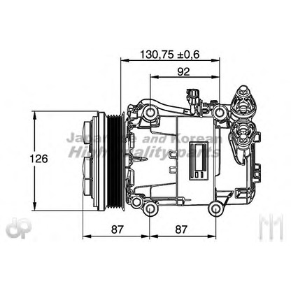 Photo Compressor, air conditioning ASHUKI M55080