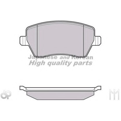 Photo Brake Pad Set, disc brake ASHUKI N00973