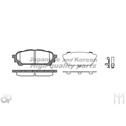 Foto Bremsbelagsatz, Scheibenbremse ASHUKI S01118