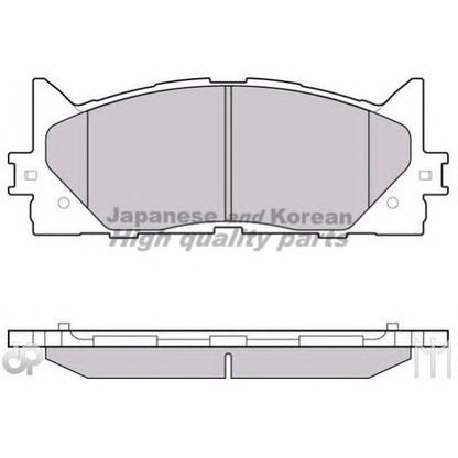 Photo Brake Pad Set, disc brake ASHUKI T11305