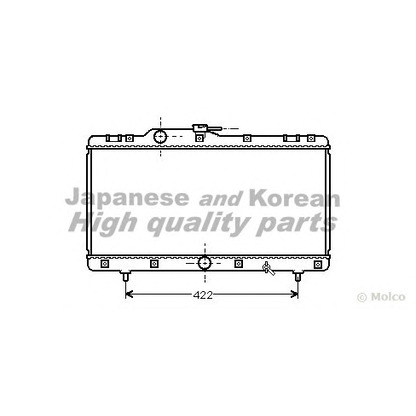 Photo Radiator, engine cooling ASHUKI T55025