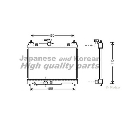 Foto Radiatore, Raffreddamento motore ASHUKI T55310